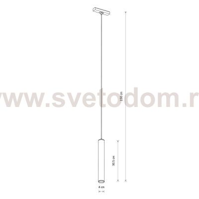 Трековый магнитный светильник Nowodvorski Roller Led Black (Cерия Roller Led, Цвет Черный) арт. 11343