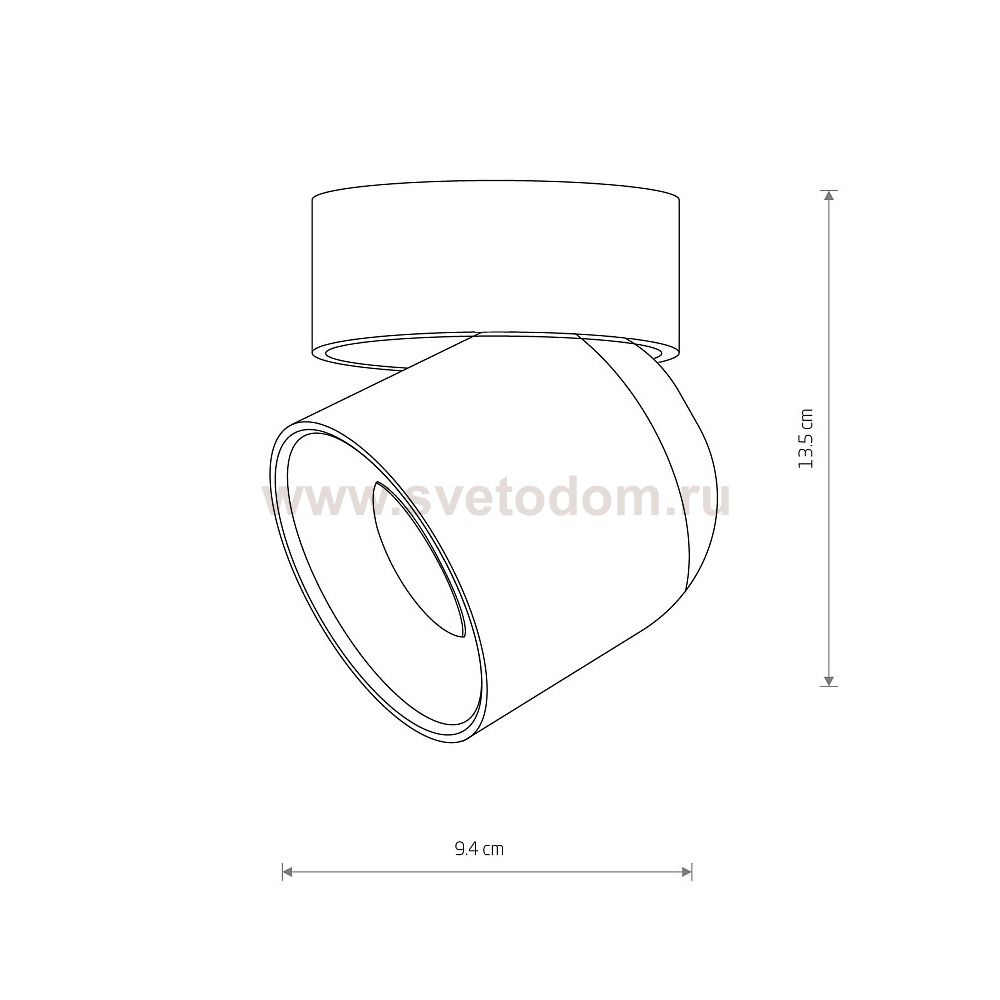 Встраиваемый светильник Nowodvorski Oscar Black (Cерия Oscar, Цвет Черный) арт. 11346