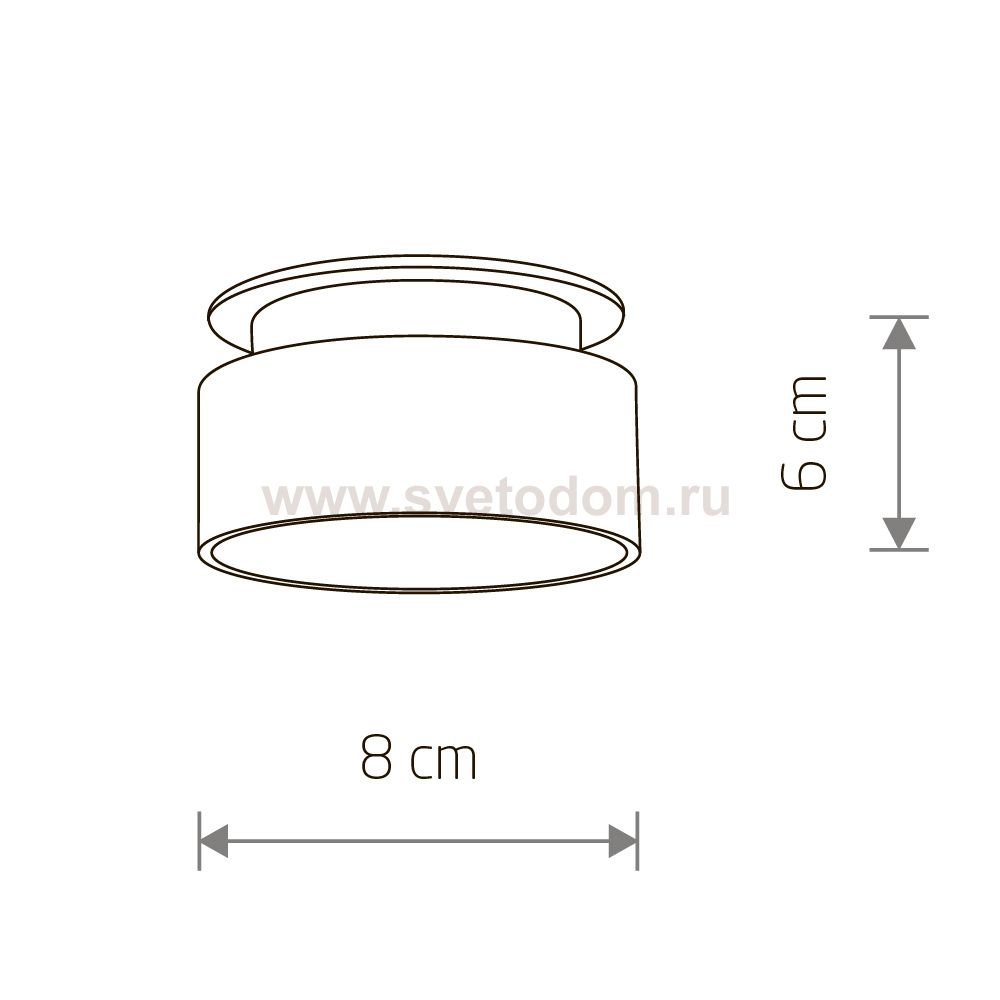Встраиваемый светильник Nowodvorski Shine Black (Cерия Shine, Цвет Черный) арт. 11348