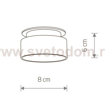 Встраиваемый светильник Nowodvorski Shine Black (Cерия Shine, Цвет Черный) арт. 11348