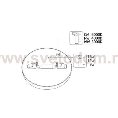 Встраиваемый светильник Nowodvorski Multi Led M White (Cерия Multi Led M, Цвет Белый) арт. 11357