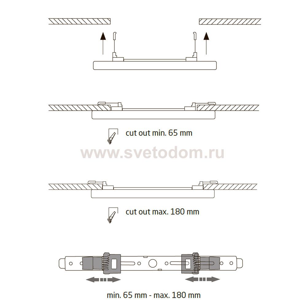 Встраиваемый светильник Nowodvorski Multi Led L White (Cерия Multi Led L, Цвет Белый) арт. 11358