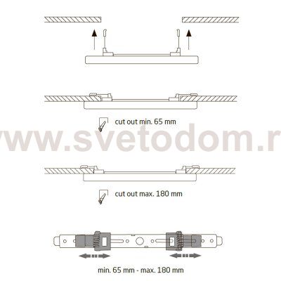 Встраиваемый светильник Nowodvorski Multi Led L White (Cерия Multi Led L, Цвет Белый) арт. 11358