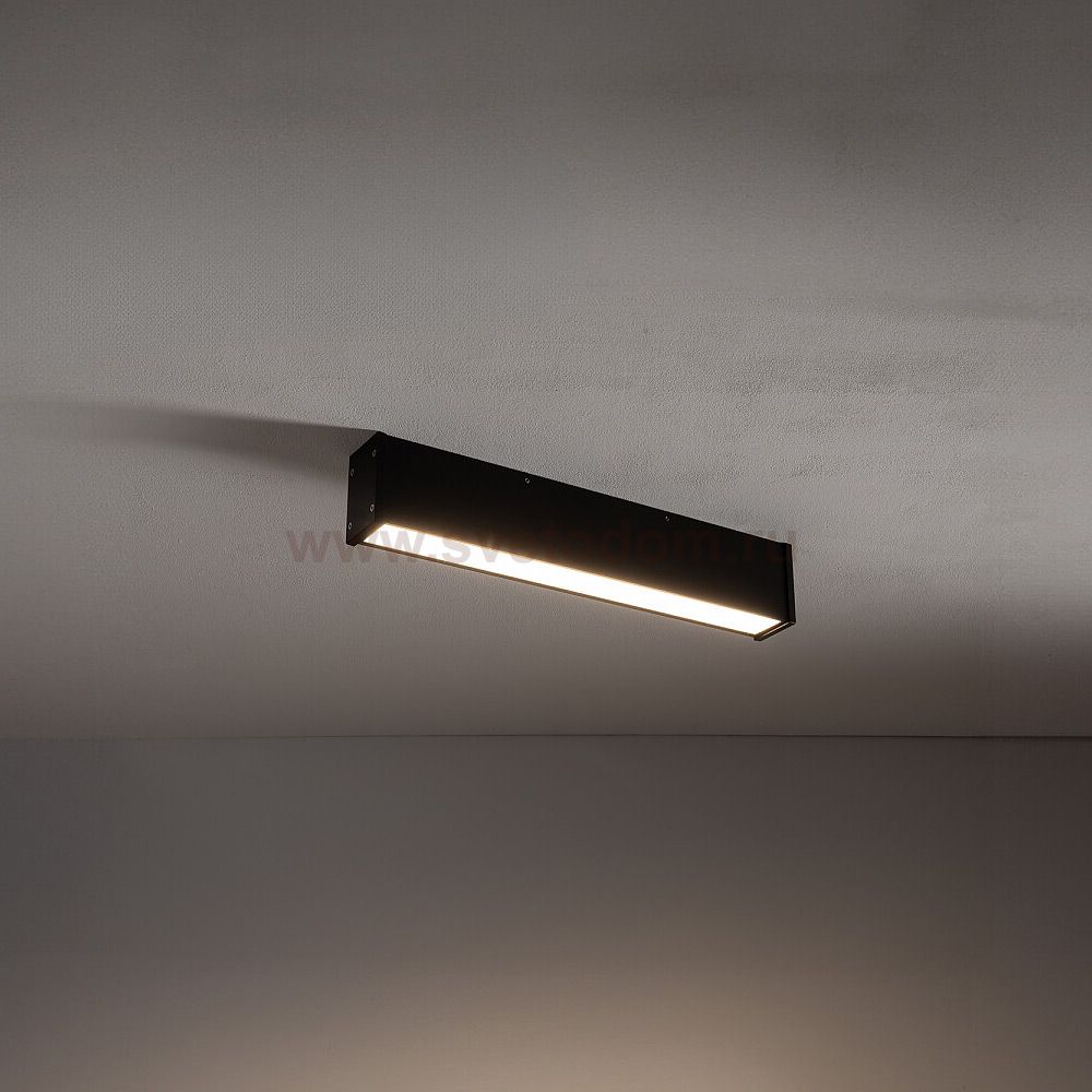 Уличный настенно-потолочный светильник Nowodvorski Outline Led S Black (Cерия Outline Led S, Цвет Черный) арт. 11360