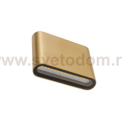 Уличный настенный светильник Nowodvorski Semi Led S Brass (Cерия Semi Led S, Цвет Латунь) арт. 11365