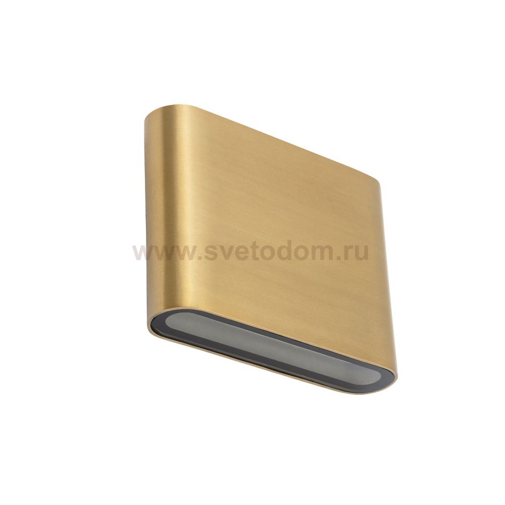 Уличный настенный светильник Nowodvorski Semi Led S Brass (Cерия Semi Led S, Цвет Латунь) арт. 11365