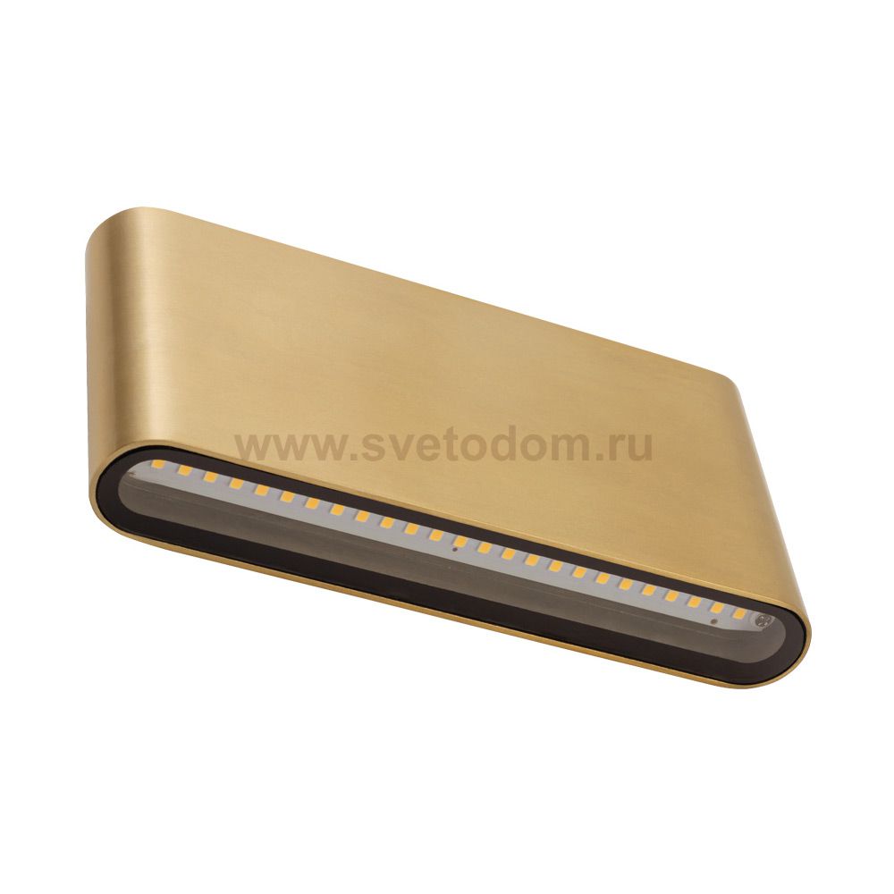 Уличный настенный светильник Nowodvorski Semi Led M Brass (Cерия Semi Led M, Цвет Латунь) арт. 11366