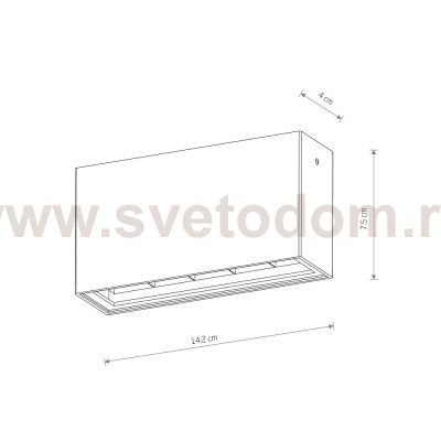 Уличный потолочный светодиодный светильник Nowodvorski Pix Led Black (Cерия Pix Led, Цвет Черный) арт. 11367