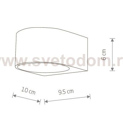 Уличный настенный светильник Nowodvorski Nel Led Black (Cерия Nel Led, Цвет Черный) арт. 11368