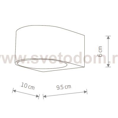 Уличный настенный светильник Nowodvorski Nel Led Black (Cерия Nel Led, Цвет Черный) арт. 11370