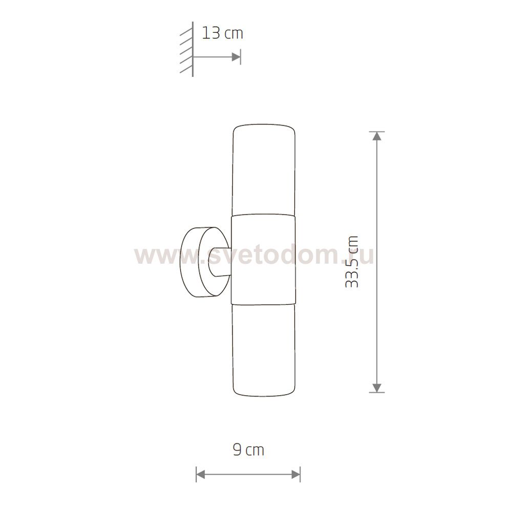 Уличный настенный светильник Nowodvorski Ida Black (Cерия Ida, Цвет Черный) арт. 11372