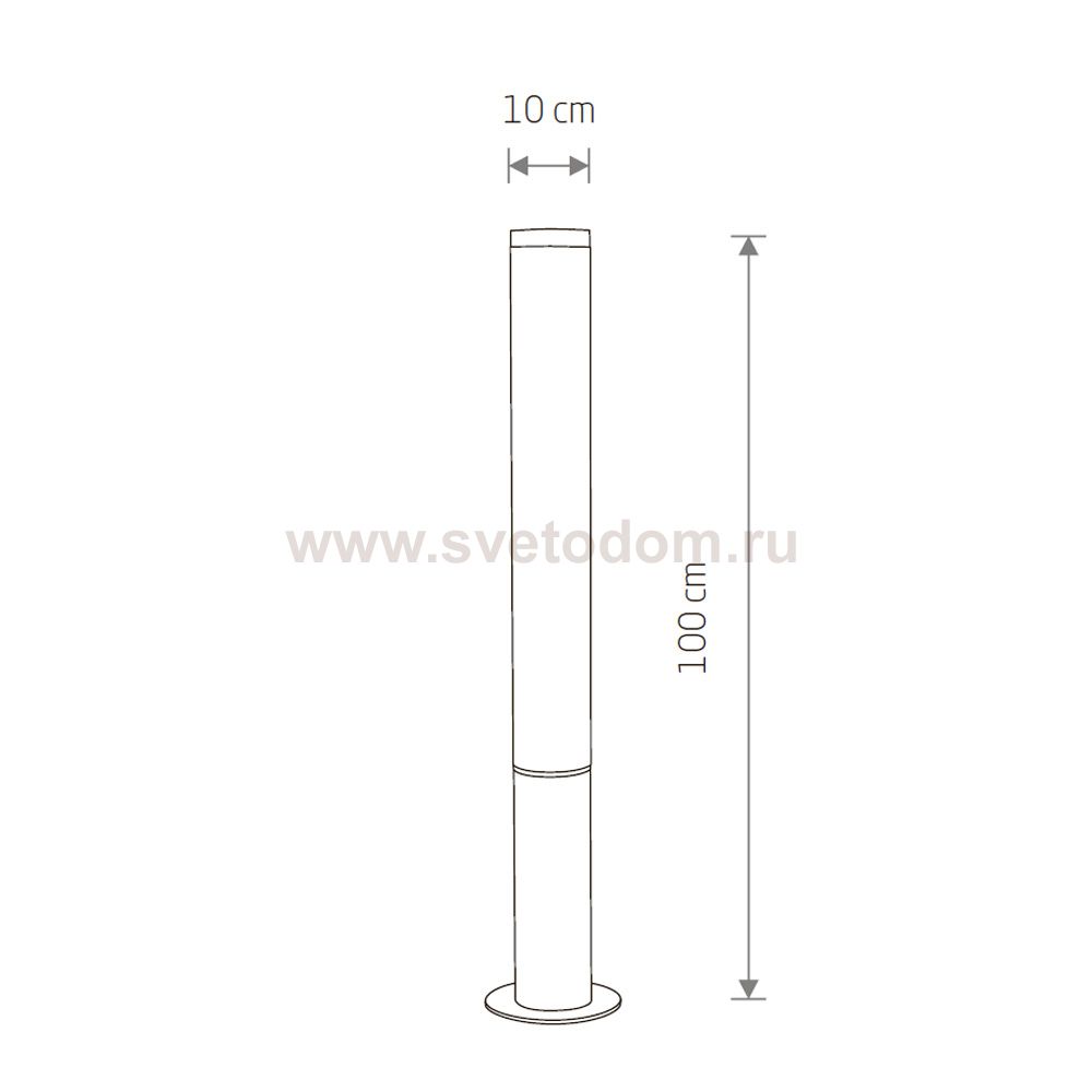 Уличный светильник Nowodvorski Mia Led M Black (Cерия Mia Led M, Цвет Черный) арт. 11374
