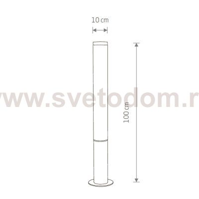 Уличный светильник Nowodvorski Mia Led M Black (Cерия Mia Led M, Цвет Черный) арт. 11374