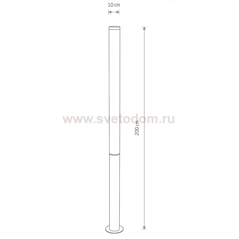 Уличный светильник Nowodvorski Mia Led L Black (Cерия Mia Led L, Цвет Черный) арт. 11375