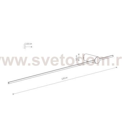 Настенный светильник Nowodvorski Saber Led Silk Olive L (Cерия Saber Led Silk Olive L, Цвет Шелковый оливковый) арт. 11381