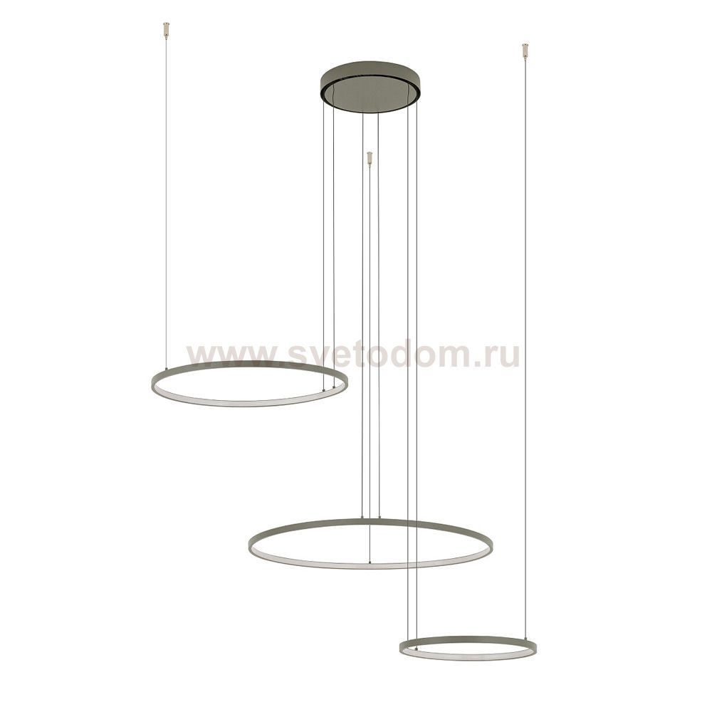 Подвесная люстра Nowodvorski Circolo Led M Silk Oliv E (Cерия Circolo Led M, Цвет Шелковый оливковый) арт. 11398