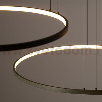 Подвесная люстра Nowodvorski Circolo Led M Silk Oliv E (Cерия Circolo Led M, Цвет Шелковый оливковый) арт. 11398