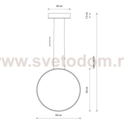 Подвесная люстра Nowodvorski Circolo Led M Silk Oliv E (Cерия Circolo Led M, Цвет Шелковый оливковый) арт. 11401