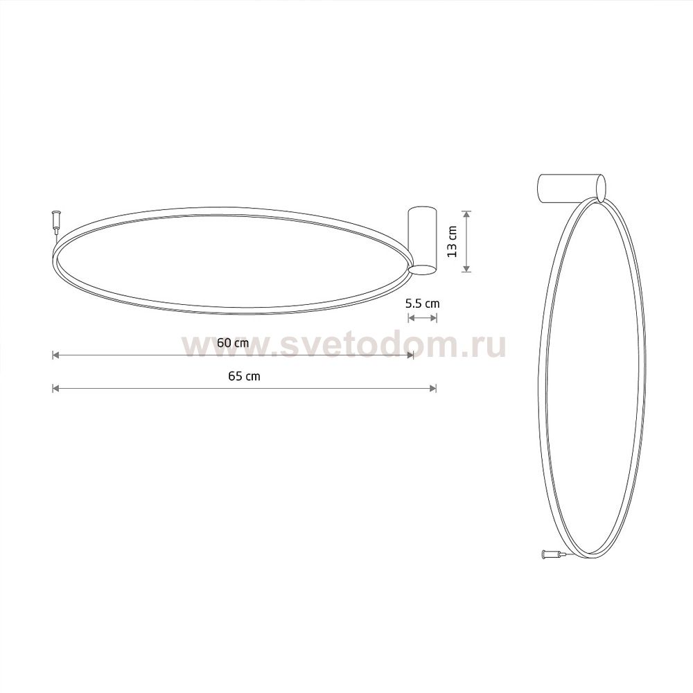 Настенно-потолочный светильник Nowodvorski Circolo Led M Silk Oliv E (Cерия Circolo Led M, Цвет Шелковый оливковый) арт. 11402