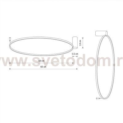 Настенно-потолочный светильник Nowodvorski Circolo Led M Silk Oliv E (Cерия Circolo Led M, Цвет Шелковый оливковый) арт. 11402