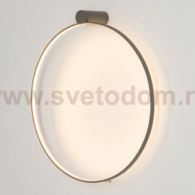 Настенно-потолочный светильник Nowodvorski Circolo Led M Silk Oliv E (Cерия Circolo Led M, Цвет Шелковый оливковый) арт. 11402