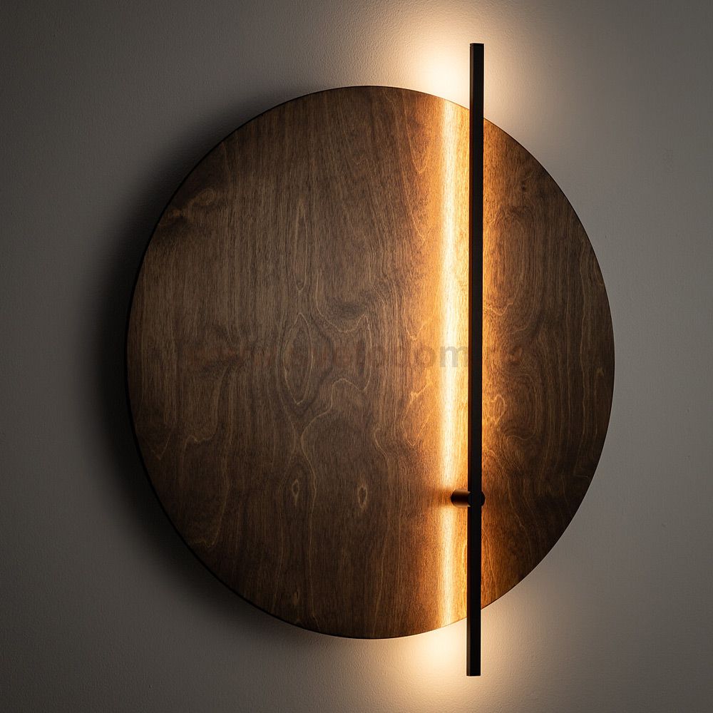 Настенный светильник Nowodvorski Sunrise Led D Dark Wood/Black (Cерия Sunrise Led D, Цвет Темное дерево/Черный) арт. 11432