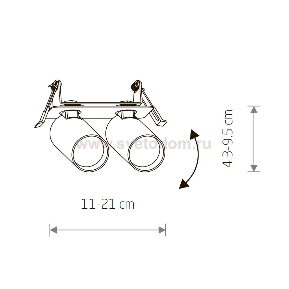 Спот Nowodvorski Fourty Surface Silk Gray (Cерия Fourty Surface, Цвет Шелковый серый) арт. 11444