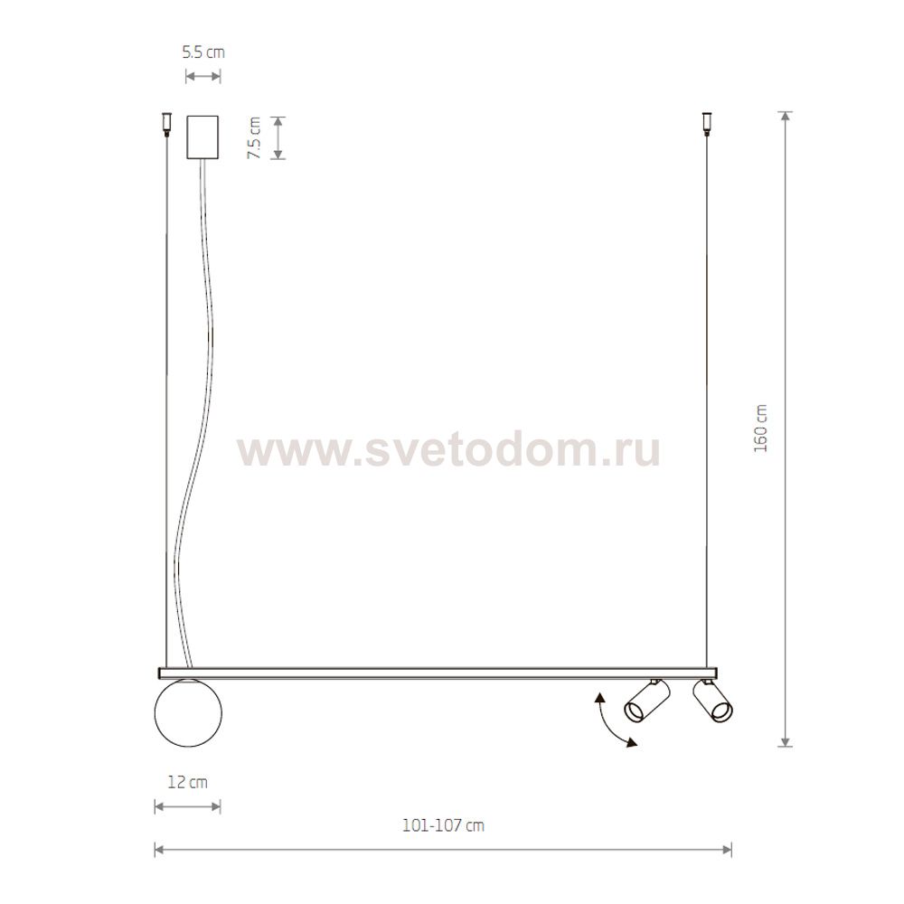 Подвесной светильник спот Nowodvorski Fourty Surface III Silk Gray (Cерия Surface III , Цвет Шелковый серый) арт. 11450