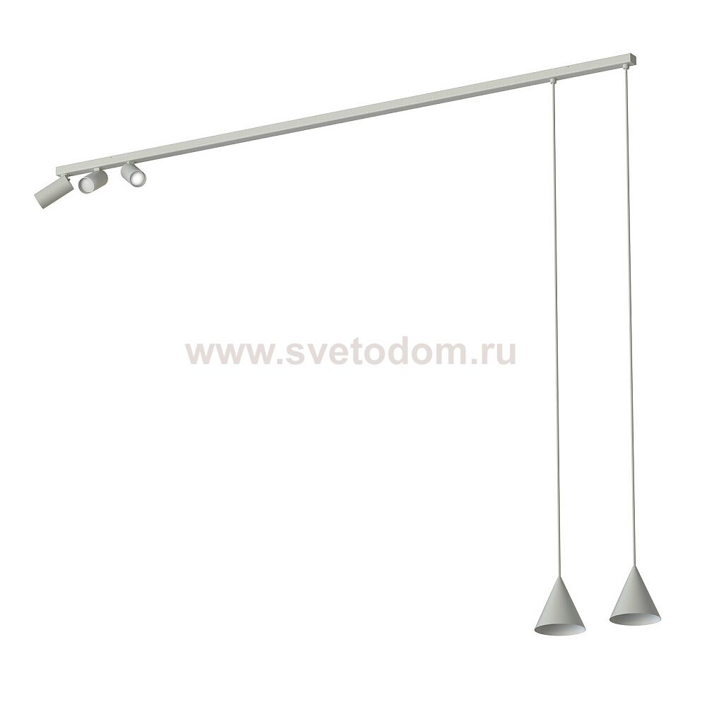 Накладной светильник спот Nowodvorski Fourty Surface V Silk Gray (Cерия Fourty Surface V, Цвет Шелковый серый) арт. 11451