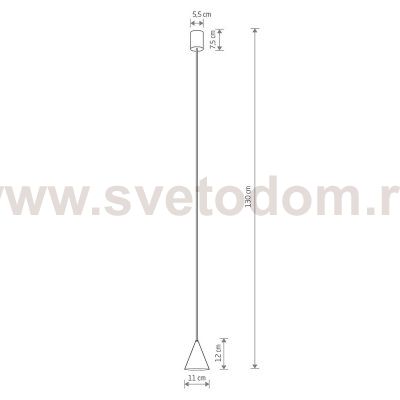 Подвесной светильник Nowodvorski Zenith XS Umbra Gray (Cерия Zenith XS, Цвет Темно-серый) арт. 11454