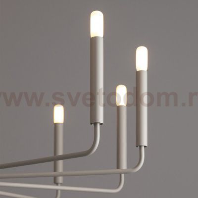 Подвесная люстра Nowodvorski Orto XII B Silk Gray (Cерия Orto XII B, Цвет Шелковый серый) арт. 11465