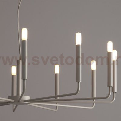 Подвесная люстра Nowodvorski Orto XII B Silk Gray (Cерия Orto XII B, Цвет Шелковый серый) арт. 11465