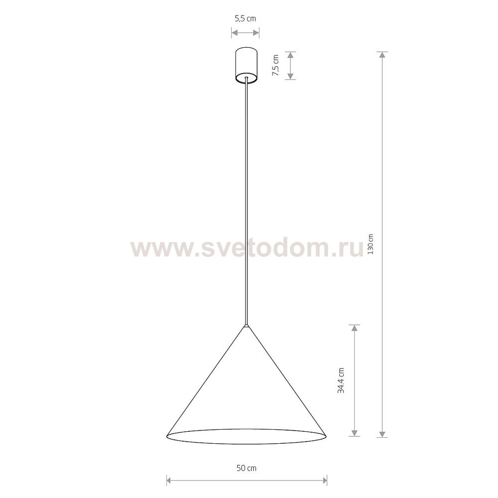 Подвесной светильник Nowodvorski Zenith L Umbra Blue (Cерия Zenith L, Цвет Темно-синий) арт. 11484