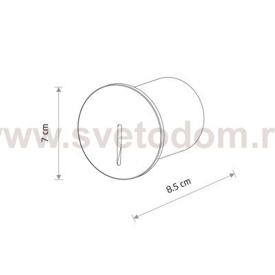 Встраиваемый светильник Nowodvorski Abby Led Black (Cерия Abby Led, Цвет Черный) арт. 11528