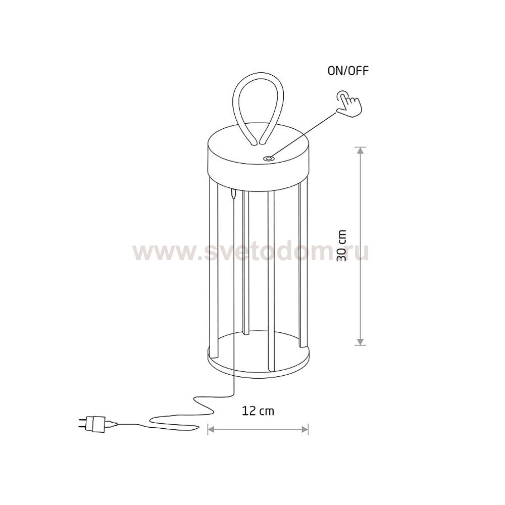 Настольная лампа Nowodvorski Nala Led White (Cерия Nala Led, Цвет Белый) арт. 11537