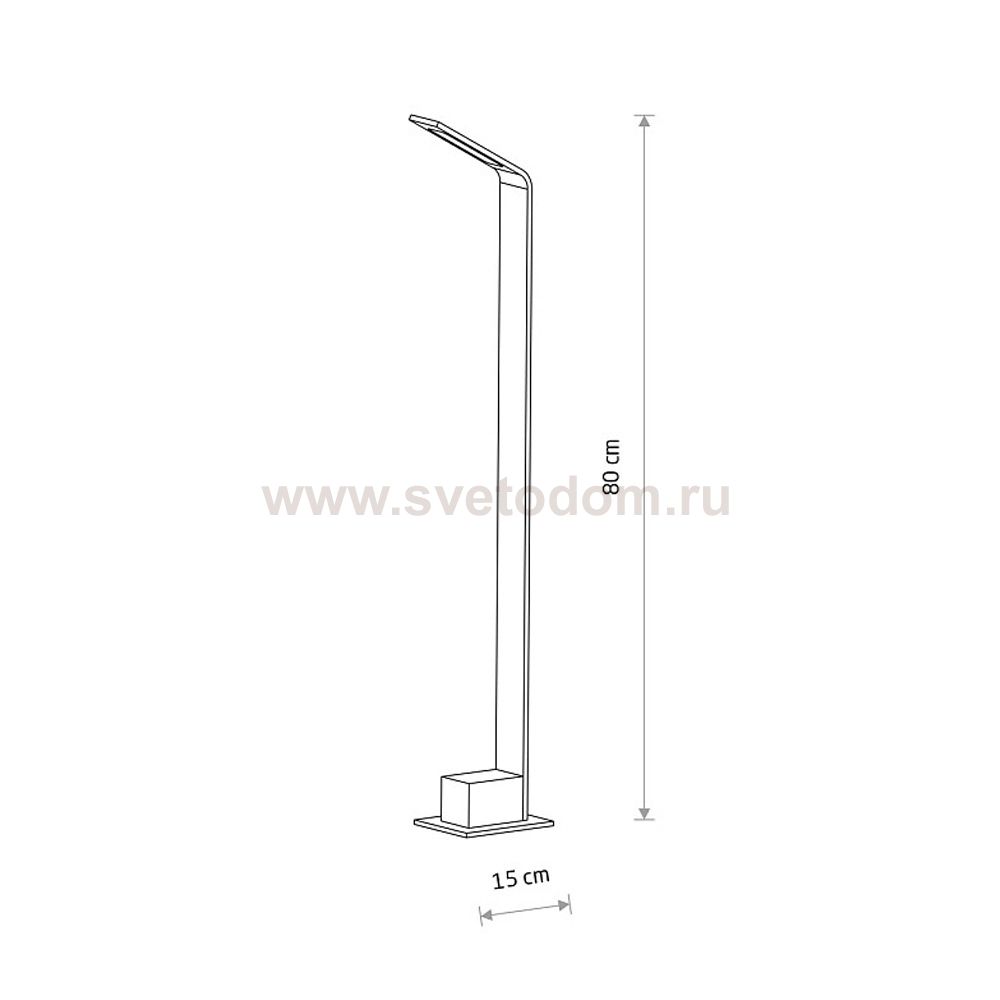 Уличный светильник Nowodvorski Slim Led Black (Cерия Slim Led, Цвет Черный) арт. 11540