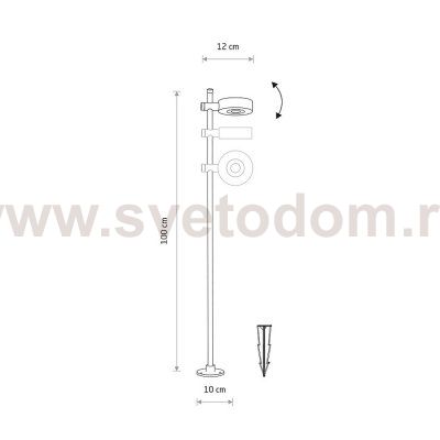Уличный светильник Nowodvorski Tessa Led Black (Cерия Tessa Led, Цвет Черный) арт. 11541