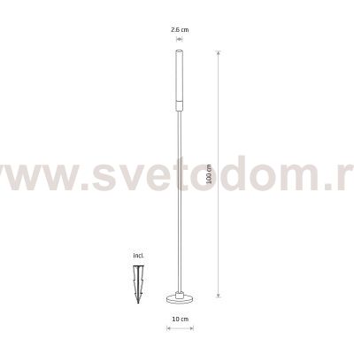 Уличный светильник Nowodvorski Zola Led Black (Cерия Zola Led, Цвет Черный) арт. 11545