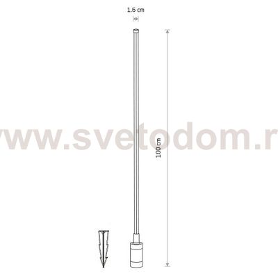 Уличный светильник Nowodvorski Zuri Led Black (Cерия Zuri Led, Цвет Черный) арт. 11547