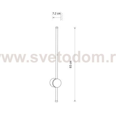 Уличный настенный светильник Nowodvorski Orla Led S Black (Cерия Orla Led S, Цвет Черный) арт. 11548