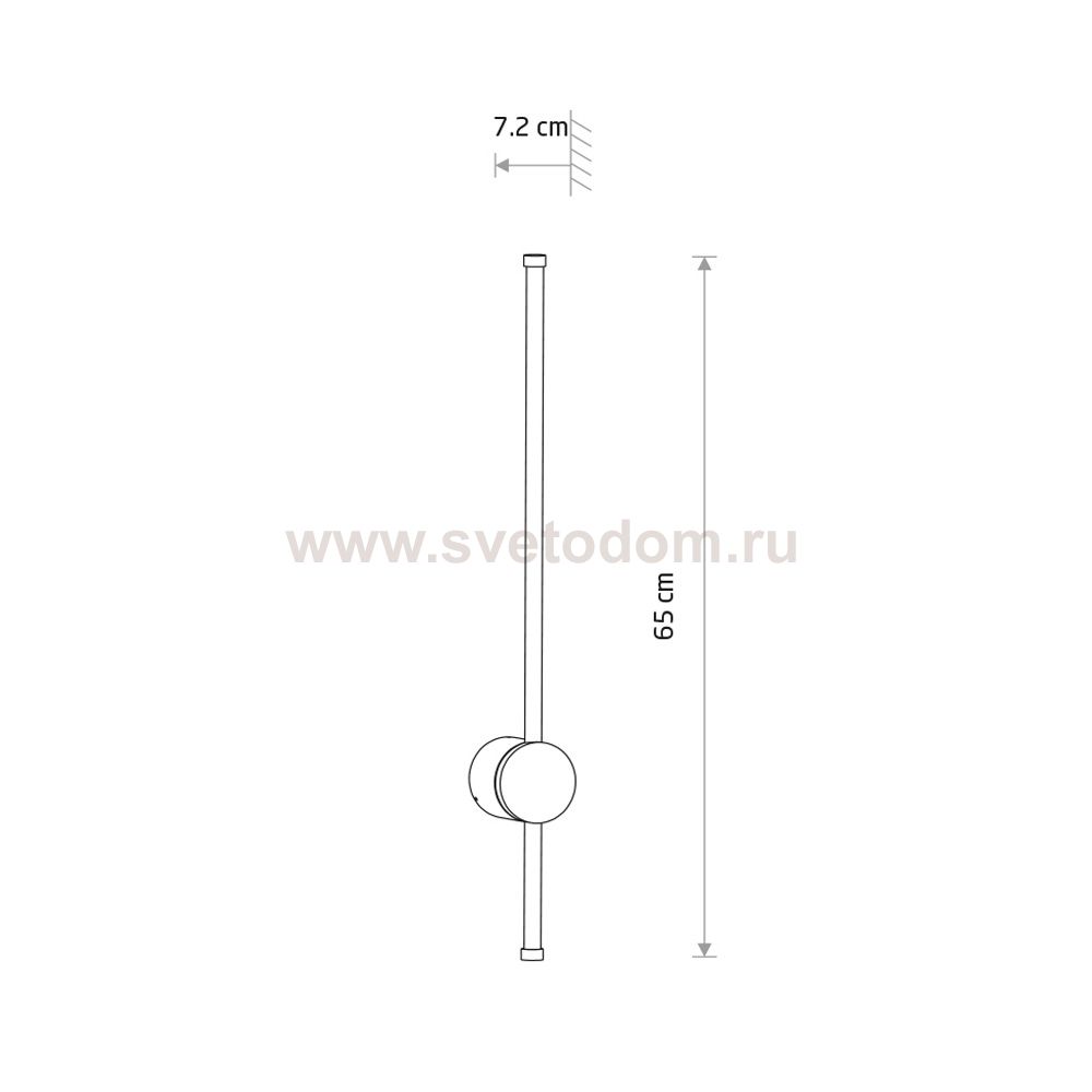 Уличный настенный светильник Nowodvorski Orla Led S Sand (Cерия Orla Led S, Цвет Песочный) арт. 11551