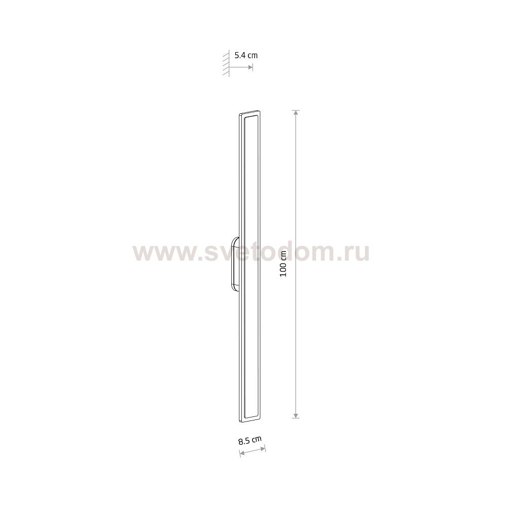 Уличный настенный светильник Nowodvorski Isla Led Black (Cерия Isla Led, Цвет Черный) арт. 11553