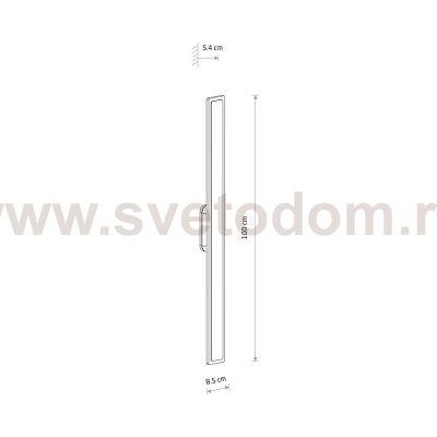 Уличный настенный светильник Nowodvorski Isla Led Sand (Cерия Isla Led, Цвет Песочный) арт. 11554