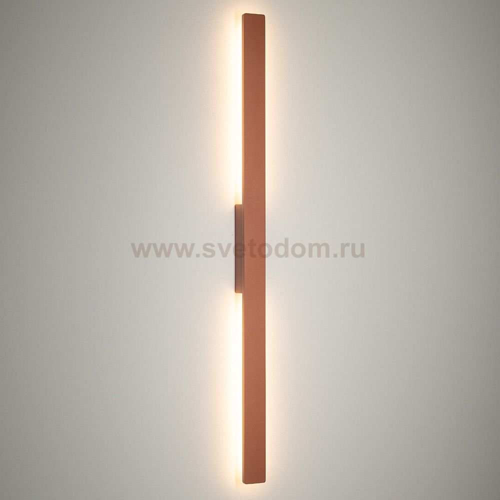 Уличный настенный светильник Nowodvorski Demi Led M Brick red (Cерия Demi Led M, Цвет Кирпично-красный) арт. 11557