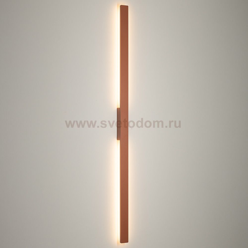 Уличный настенный светильник Nowodvorski Demi Led L Brick red (Cерия Demi Led L, Цвет Кирпично-красный) арт. 11561