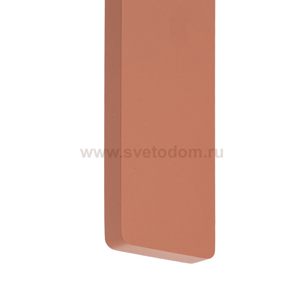 Уличный настенный светильник Nowodvorski Demi Led L Brick red (Cерия Demi Led L, Цвет Кирпично-красный) арт. 11561