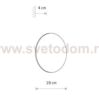 Уличный настенный светильник Nowodvorski Aria Led M Sand (Cерия Aria Led M, Цвет Песочный) арт. 11566