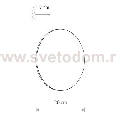 Уличный настенный светильник Nowodvorski Aria Led XL Brick red (Cерия Aria Led XL, Цвет Кирпично-красный) арт. 11574