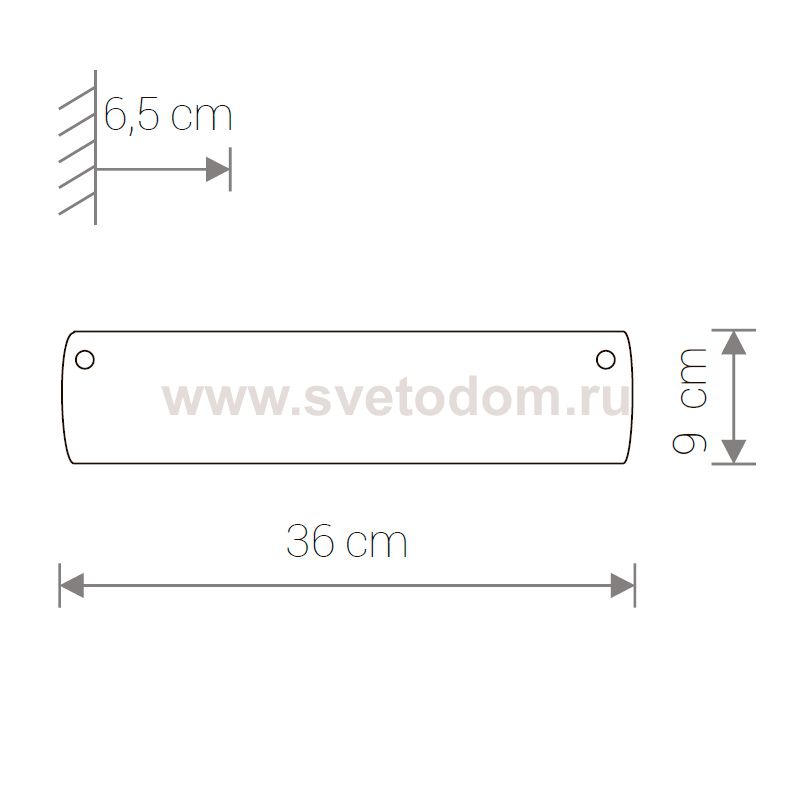 Светильник настенный Nowodvorski CANALINA ZEBRA B 1157