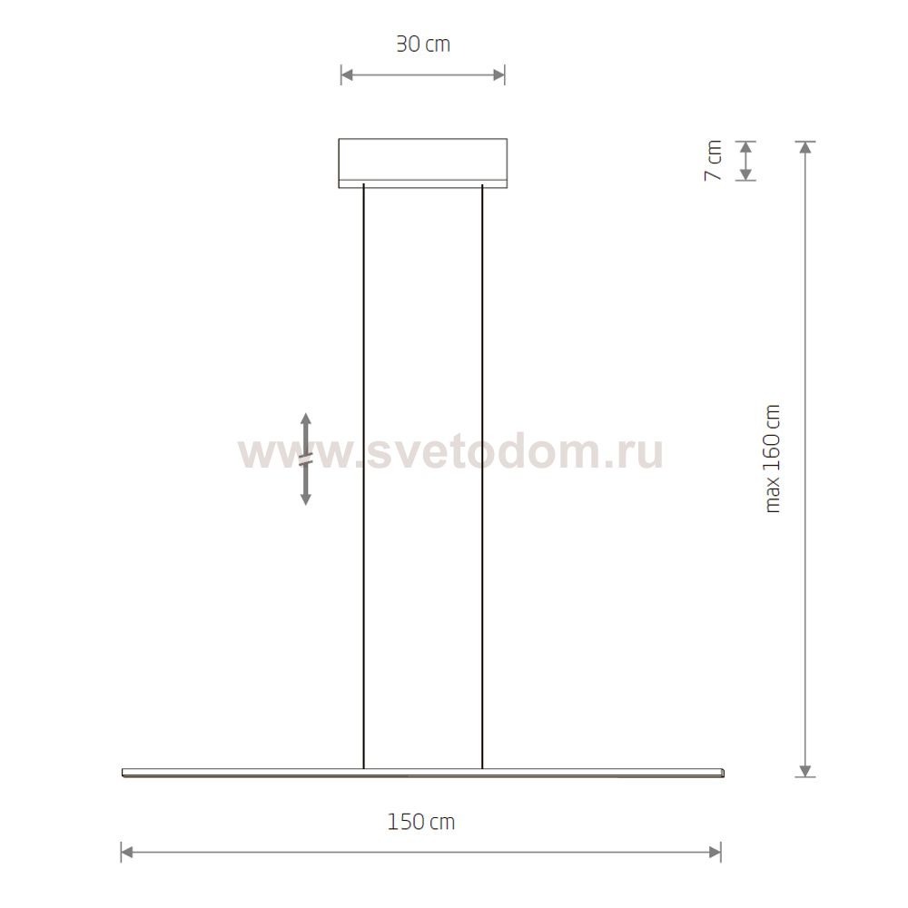 Подвесная люстра Nowodvorski Bar Led M White (Cерия Bar Led M, Цвет Белый) арт. 11582